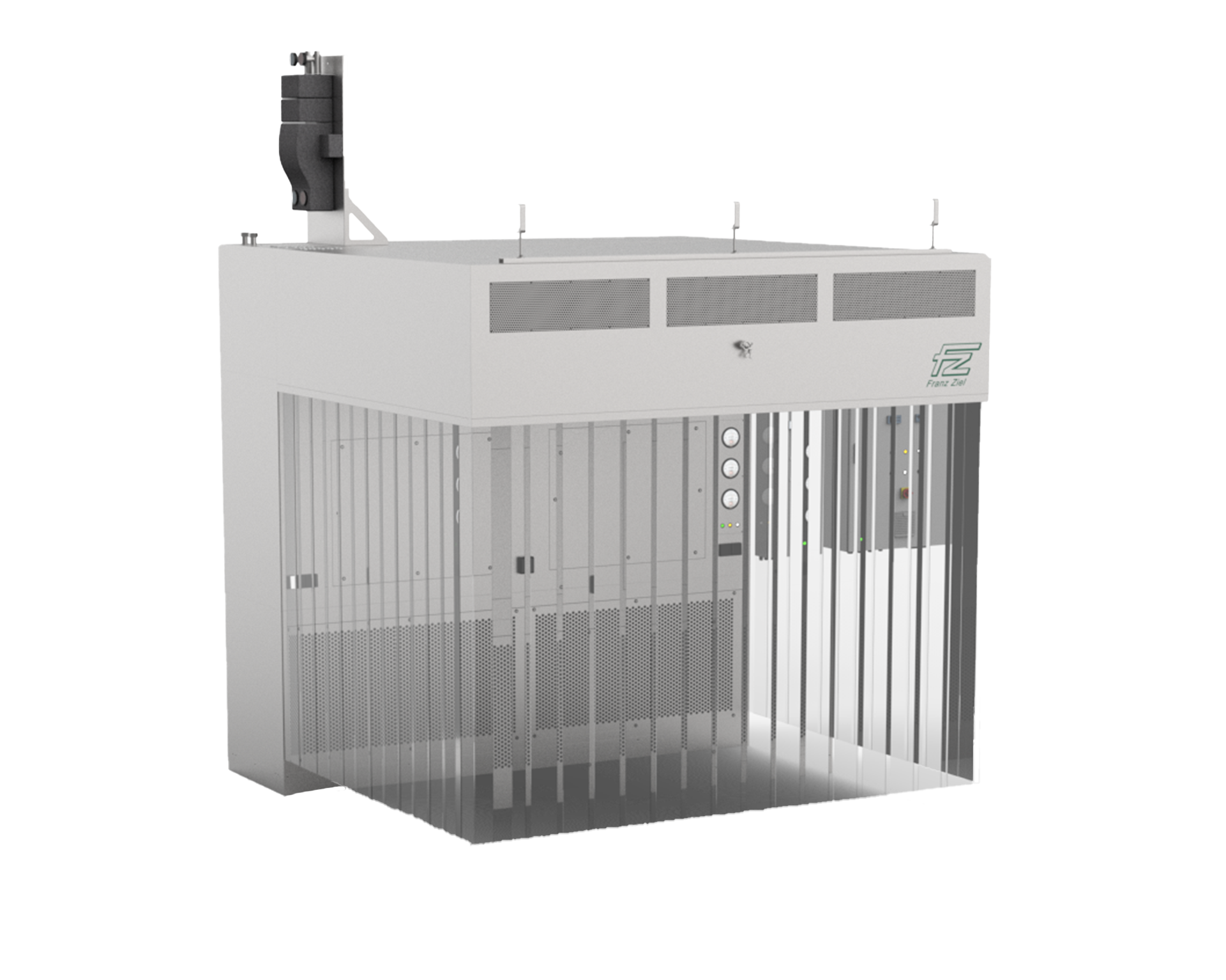 Franz Ziel Downflow booth (LAF), product and personal protection for safe weighing and sampling