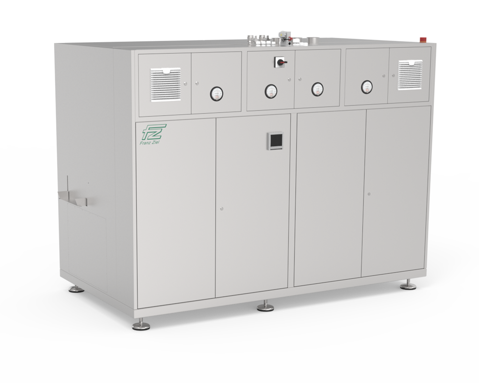 Franz Ziel Hot air sterilisation tunnel for depyrogenate pharmaceutical glass objects, e.g. vials, syringes