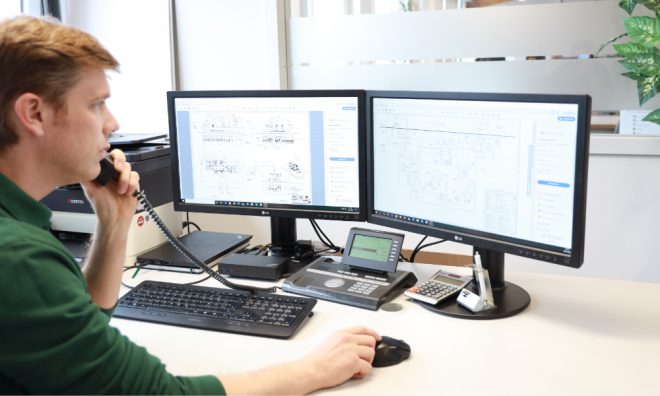 Troubleshooting Service for customers of Franz Ziel in the pharmaceutical industry